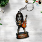 Ace Frehley Custom Shape 2-sided Keychain - TMTHU1579