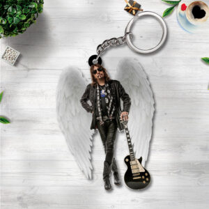 Ace Frehley Custom Shape 2-sided Keychain - TMTHU1581