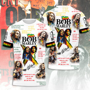 Bob Marley 3D Apparel - ANHNV 4321