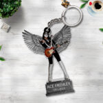 Ace Frehley Custom Shape 2-sided Keychain - TMTHU1576
