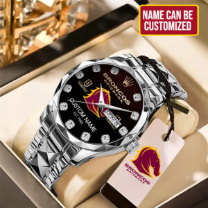 Personalized Brisbane Broncos x Rolex Alloy Luxury Quartz Watch - TMTHU1264