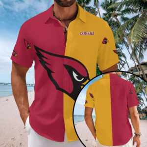 Arizona Cardinals Short Sleeve Button-Down Shirt - MAITM13545
