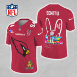 Arizona Cardinals x Bad Bunny 3D Football Jersey - MAITM13299