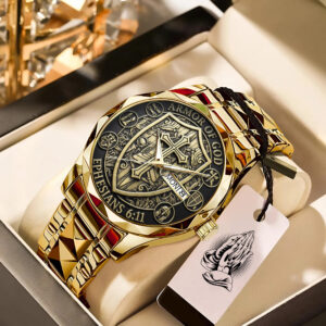 Armor Of God Alloy Luxury Quartz Watch - TANTN17424