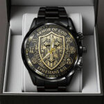 Armor Of God Black Stainless Steel Watch - TANTN17423