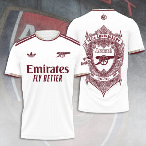 Arsenal FC 140th Anniversary 2026 3D Apparel - TANTN17873