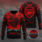 Arsenal FC x Stranger Things Ugly Sweater - TANTN17767