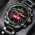 Atlanta Falcons x Rolex Black Stainless Steel Watch - MAITM13201