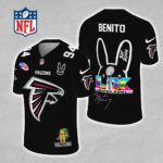Atlanta Falcons x Bad Bunny 3D Football Jersey - MAITM13300