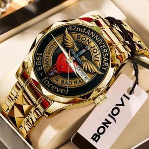 Bon Jovi 42nd Anniversary Alloy Luxury Quartz Watch - TMTHU1784