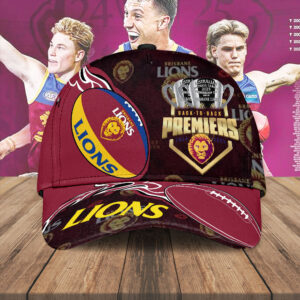 Brisbane Lions Back To Back Premiers Classic Cap - TMTHU1526
