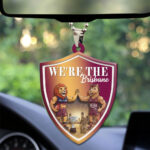 Brisbane Lions x Brisbane Broncos Custom Shape 2-sided Acrylic Car Ornament – TMTHU1323