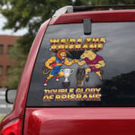 Brisbane Lions x Brisbane Broncos 3D Car Sticker - TMTHU1317