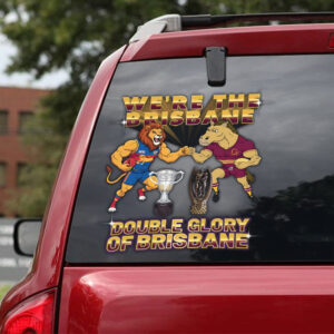 Brisbane Lions x Brisbane Broncos 3D Car Sticker - TMTHU1317