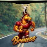 Brisbane Broncos Custom Shape 1-sided Acrylic Car Ornament - TMTHU1258