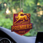 Brisbane Broncos Custom Shape 2-sided Acrylic Car Ornament – TMTHU1295