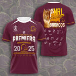 Brisbane Broncos 3D Apparel - TMTHU1307