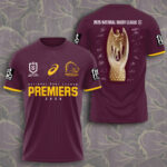 Brisbane Broncos 3D Apparel - TMTHU1325
