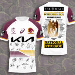 Brisbane Broncos 3D Apparel - TMTHU1329