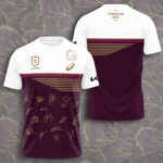 Brisbane Broncos 3D Apparel - TMTHU1330