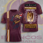 Brisbane Broncos 3D Apparel - TMTHU1514