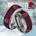 Brisbane Broncos Custom Alloy Ring - TMTHU1758