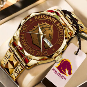 Brisbane Broncos Alloy Luxury Quartz Watch - TMTHU1664