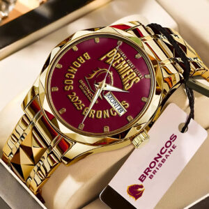 Brisbane Broncos Alloy Luxury Quartz Watch - TMTHU1756