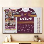 Brisbane Broncos Canvas With Inner Frame – TMTHU1445