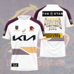 Brisbane Broncos 3D Apparel - TMTHU1286