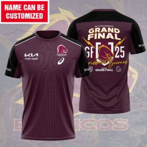Personalized Brisbane Broncos 3D Apparel - TMTHU1257