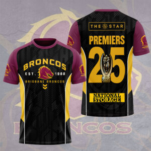 Brisbane Broncos 3D Apparel - TMTHU1513