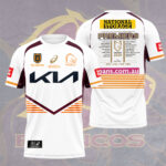 Brisbane Broncos 3D Apparel - TMTHU1403