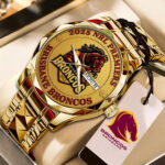 Brisbane Broncos 2025 NRL Premiers Alloy Luxury Quartz Watch - TMTHU1471