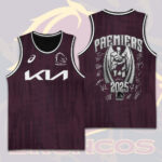 Brisbane Broncos Premiers Basketball Jersey - TMTHU1690
