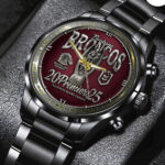 Brisbane Broncos Premiers 2025 Black Stainless Steel Watch – TMTHU1399