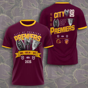 Brisbane Lions x Brisbane Broncos 3D Apparel - TMTHU1332