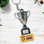 Brisbane Lions Custom Shape 2-sided Keychain - TMTHU1382