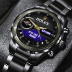 Baltimore Ravens x Rolex Black Stainless Steel Watch - MAITM13202