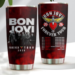 Bon Jovi 2026 Forever Tour Tumbler Cup - HOATT14191