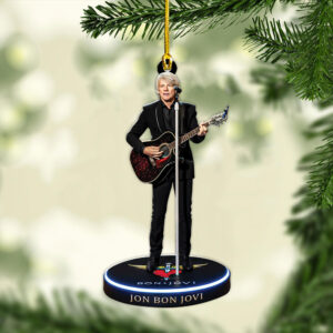 Bon Jovi Custom Shape 2-sided Acrylic Ornament – TANTN17762