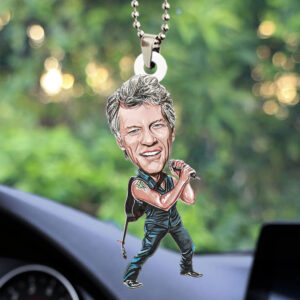 Bon Jovi Custom shape 2-sided Acrylic Car Ornament - HOATT14190