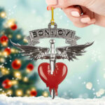 Bon Jovi Custom Shape 2-sided Acrylic Ornament – HOATT14153
