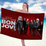 Bon Jovi Rectangle Beach Towel – TANTN17730