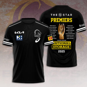 Brisbane Broncos 2025 NRL Premiers 3D Apparel - HOATT13905