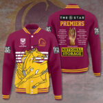 Brisbane Broncos 2025 NRL Premiers Varsity Jacket - HOATT14069