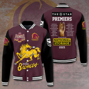 Brisbane Broncos 2025 NRL Premiers Varsity Jacket - HOATT14070