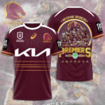 Brisbane Broncos 2025 Premiers 3D Apparel - MAITM13197