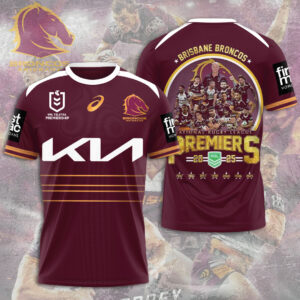 Brisbane Broncos 2025 Premiers 3D Apparel - MAITM13197