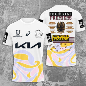 Brisbane Broncos 2025 Premiership 3D Apparel - MAITM13512